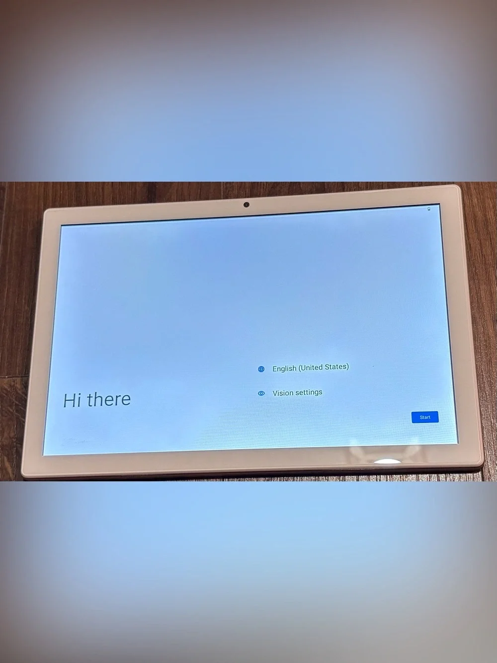 White Tablet with Black Bluetooth Keyboard - Portable Typing Bundle